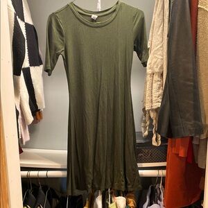 Old Navy Green Midi Dress
